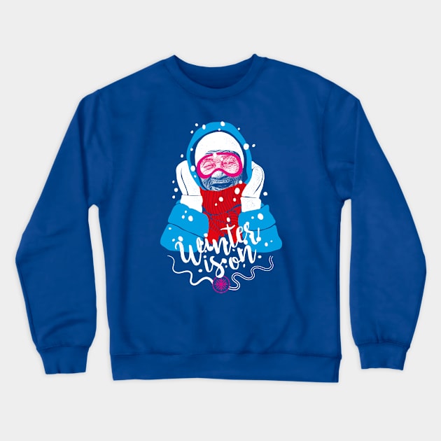 winter is on Crewneck Sweatshirt by MoSt90